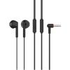 CELEBRAT Earphones G6-BK με μικρόφωνο, 14mm, 3.5mm, 1.2m, μαύρα | Αξεσουάρ κινητών | elabstore.gr