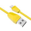 GOLF Καλώδιο USB 2.0 σε Type-C, Diamond, Color Box, 1m, κίτρινο | Αξεσουάρ κινητών | elabstore.gr