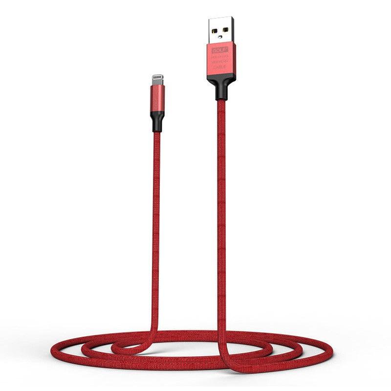 GOLF Καλώδιο Soft USB 2.0 σε 8pin, Fast Charging, Sync, 1m, κόκκινο | eLabstore.gr GOLF Καλώδιο Soft USB 2.0 σε 8pin, Fast Charging, Sync, 1m, κόκκινο | Αξεσουάρ κινητών | elabstore.gr