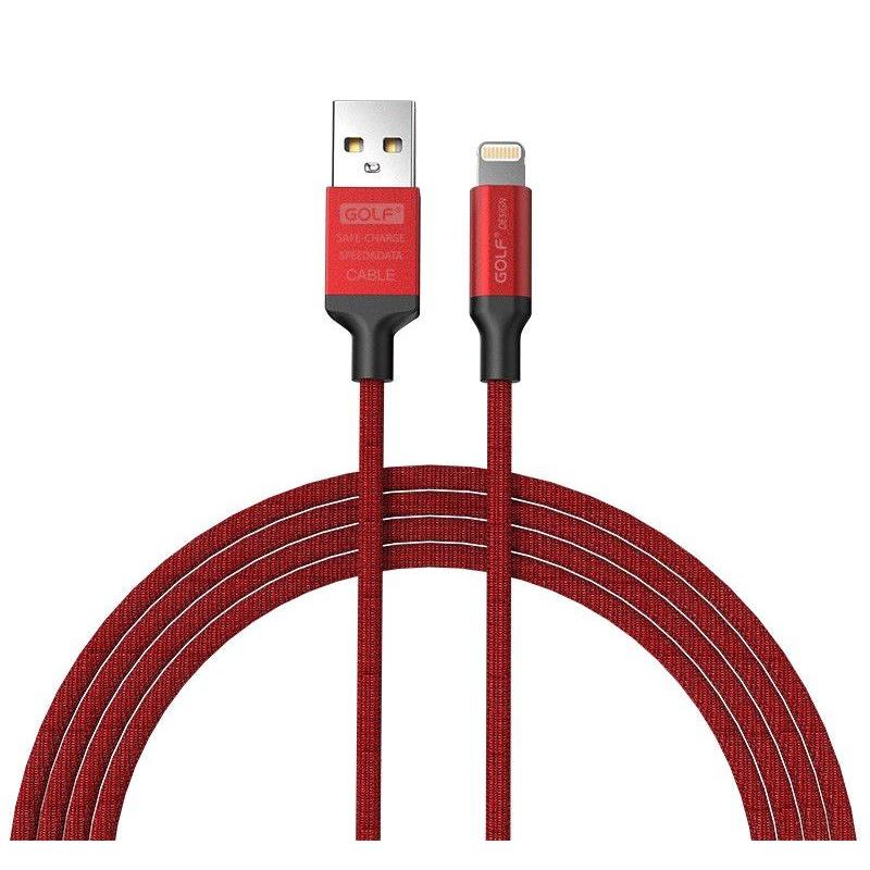 GOLF Καλώδιο Soft USB 2.0 σε 8pin, Fast Charging, Sync, 1m, κόκκινο | eLabstore.gr GOLF Καλώδιο Soft USB 2.0 σε 8pin, Fast Charging, Sync, 1m, κόκκινο | Αξεσουάρ κινητών | elabstore.gr