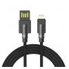 GOLF Καλώδιο Shuttle USB 2.0 σε 8pin, Fast Charging, Sync, 1m, Black | Αξεσουάρ κινητών | elabstore.gr