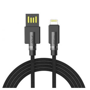 GOLF Καλώδιο Shuttle USB 2.0 σε 8pin, Fast Charging, Sync, 1m, Black | Αξεσουάρ κινητών | elabstore.gr
