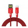 GOLF Καλώδιο Shuttle USB 2.0 σε Micro, Fast Charging, Sync, 1m, Red | Αξεσουάρ κινητών | elabstore.gr