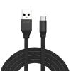 GOLF Καλώδιο Wing USB 2.0 σε Micro, Fast Charging, Sync, 1m, μαύρο | Αξεσουάρ κινητών | elabstore.gr