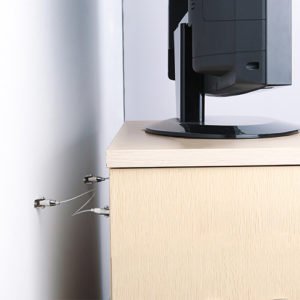 BRATECK Anti Tip Μεταλλικό συρματόσχοινο στερέωσης επίπλων | Αναλώσιμα - Είδη Γραφείου | elabstore.gr