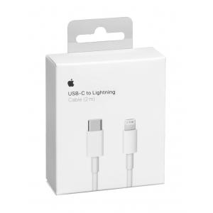 APPLE Καλώδιο USB Type-C σε Lightning, MK0X2AM-A (A1656), 1m, λευκό | Αξεσουάρ κινητών | elabstore.gr