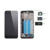 LCD για Xiaomi Mi A1, Camera-Sensor ring, ear mesh, με frame, μαύρη | Service | elabstore.gr