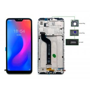 LCD για Xiaomi Redmi 6 Pro, Camera-Sensor ring, ear mesh, frame, μαύρη | Service | elabstore.gr