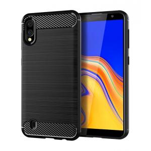 POWERTECH Θήκη Carbon Flex MOB-1315 για Samsung A10, μαύρο | Αξεσουάρ κινητών | elabstore.gr