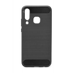 POWERTECH Θήκη Carbon Flex MOB-1316 για Samsung Α20e, μαύρο | Αξεσουάρ κινητών | elabstore.gr