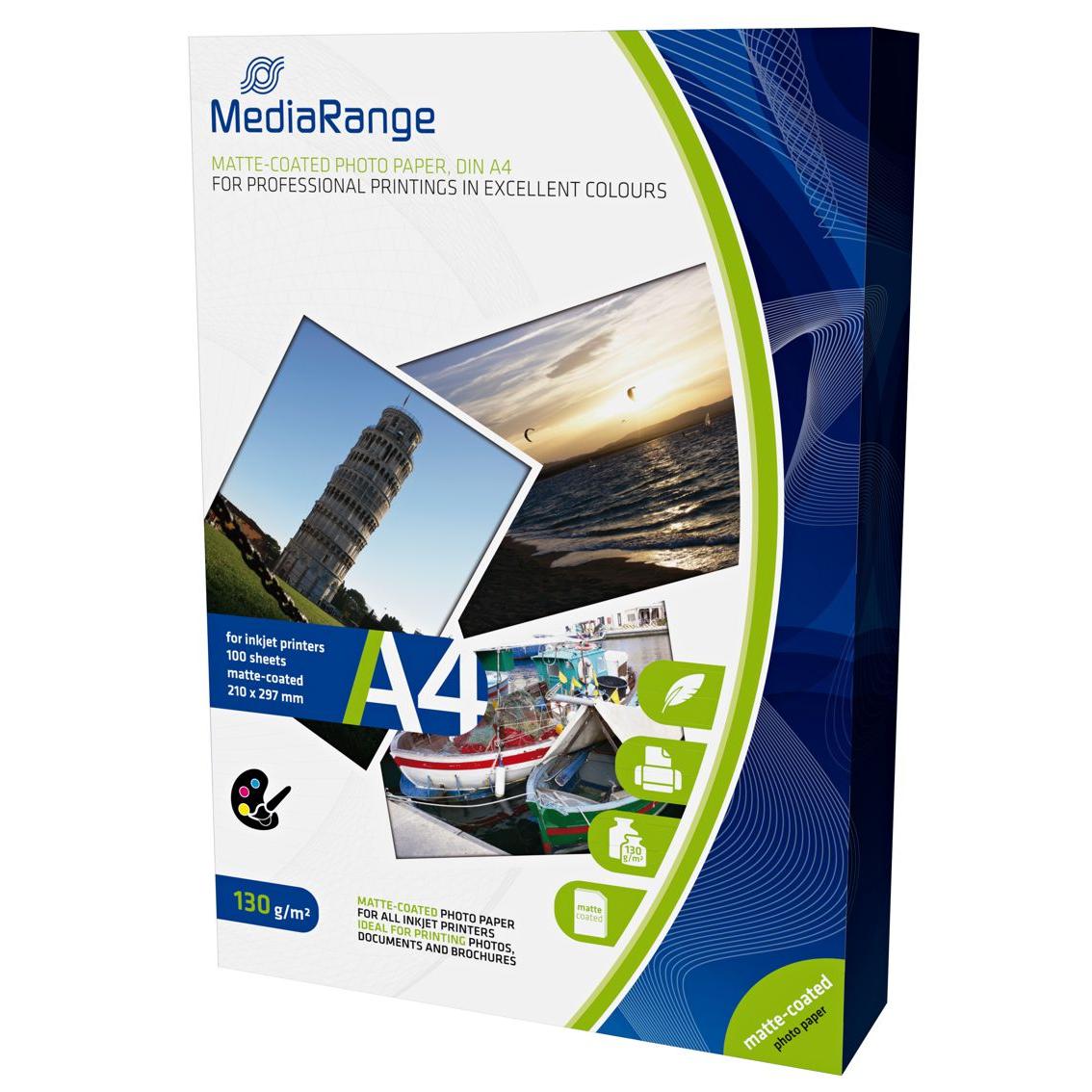 MEDIARANGE DIN A4 PP MATT, 130g, 100Tμχ | eLabstore.gr MEDIARANGE φωτογραφικό χαρτί DIN A4 PP MATT, 130g, 100τμχ | Αναλώσιμα - Είδη Γραφείου | elabstore.gr