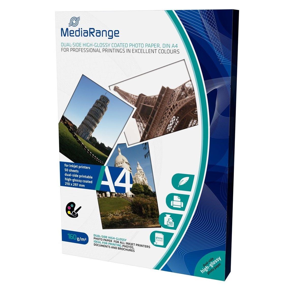 MEDIARANGE DIN A4 PP h, glossy, 160g, 50τμχ | eLabstore.gr MEDIARANGE φωτογραφικό χαρτί DIN A4 PP h, glossy, 160g, 50τμχ | Αναλώσιμα - Είδη Γραφείου | elabstore.gr