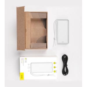 BASEUS power bank PPALL-DXQ02 20000mAh, PD 15W, 2x output, λευκό | Αξεσουάρ κινητών | elabstore.gr