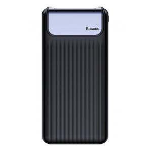 BASEUS power bank PPYZ-C01 10000mAh με οθόνη, 3A, 2x output, μαύρο | Αξεσουάρ κινητών | elabstore.gr