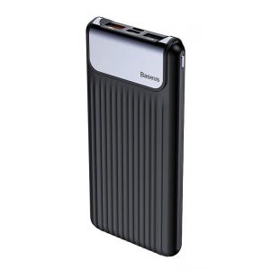 BASEUS power bank PPYZ-C01 10000mAh με οθόνη, 3A, 2x output, μαύρο | Αξεσουάρ κινητών | elabstore.gr
