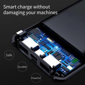 BASEUS power bank PPYZ-C01 10000mAh με οθόνη, 3A, 2x output, μαύρο | Αξεσουάρ κινητών | elabstore.gr