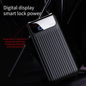 BASEUS power bank PPYZ-C01 10000mAh με οθόνη, 3A, 2x output, μαύρο | eLabstore.gr