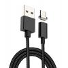 POWERTECH Καλώδιο USB 2.0 σε Type-C, Μαγνητικό, 1m, Black | Αξεσουάρ κινητών | elabstore.gr