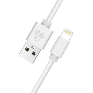 POWERTECH Καλώδιο USB σε Lightning prime PT-706, MFi, copper, 1m, λευκό | Αξεσουάρ κινητών | elabstore.gr