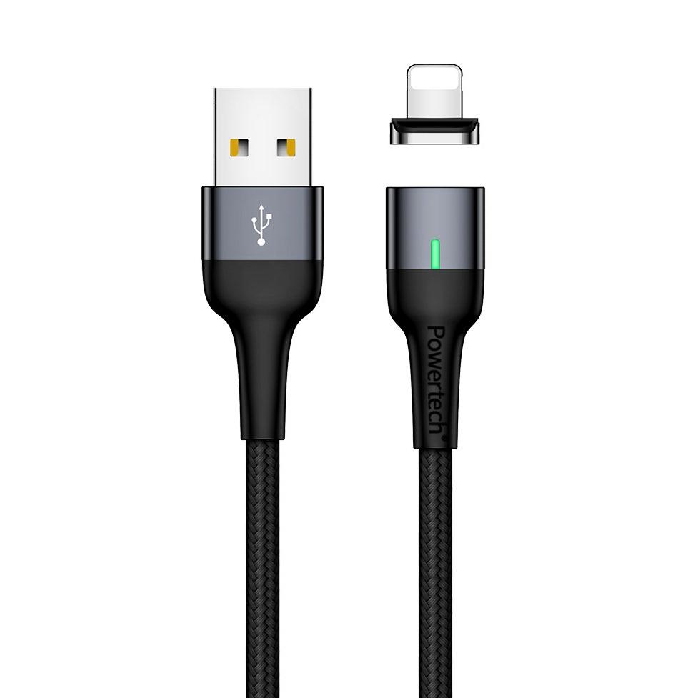 POWERTECH Καλώδιο USB 2.0 σε Lightning PT-755, μαγνητικό, 1m, μαύρο | eLabstore.gr POWERTECH Καλώδιο USB 2.0 σε Lightning PT-755, μαγνητικό, 1m, μαύρο | Αξεσουάρ κινητών | elabstore.gr