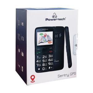 POWERTECH Κινητό Τηλέφωνο Sentry GPS PTM-12, SOS Call, με φακό, μαύρο | Mobile Συσκευές | elabstore.gr