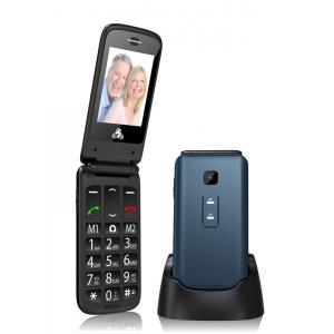 POWERTECH Κινητό Τηλέφωνο Sentry II, SOS Call, Dual Sim, με φακό, Blue | Mobile Συσκευές | elabstore.gr