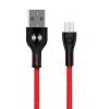 POWERTECH Καλώδιο USB σε Micro USB eco pvc PTR-0005, copper, 1m, κόκκινο | Αξεσουάρ κινητών | elabstore.gr