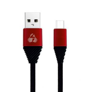 POWERTECH Καλώδιο USB σε Micro USB alu PTR-0010, copper, 1m, μαύρο | Αξεσουάρ κινητών | elabstore.gr