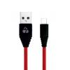 POWERTECH Καλώδιο USB σε Micro USB alu PTR-0011, copper, 1m, κόκκινο | Αξεσουάρ κινητών | elabstore.gr