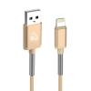 POWERTECH Καλώδιο USB σε Lightning flex alu PTR-0019, copper, 1m, χρυσό | eLabstore.gr POWERTECH Καλώδιο USB σε Lightning flex alu PTR-0019, copper, 1m, χρυσό | Αξεσουάρ κινητών | elabstore.gr