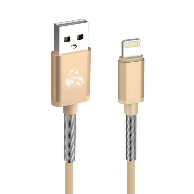 POWERTECH Καλώδιο USB σε Lightning flex alu PTR-0019, copper, 1m, χρυσό | eLabstore.gr POWERTECH Καλώδιο USB σε Lightning flex alu PTR-0019, copper, 1m, χρυσό | Αξεσουάρ κινητών | elabstore.gr