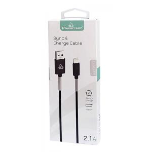 POWERTECH Καλώδιο USB σε Lightning flex alu PTR-0020, copper, 1m, μαύρο | eLabstore.gr POWERTECH Καλώδιο USB σε Lightning flex alu PTR-0020, copper, 1m, μαύρο | Αξεσουάρ κινητών | elabstore.gr