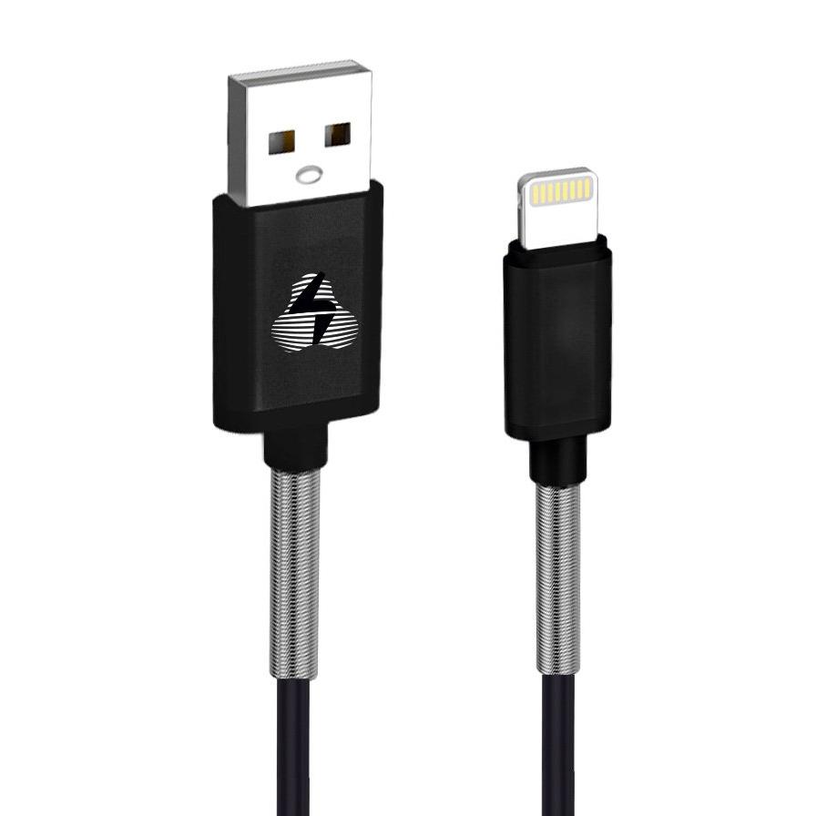 POWERTECH Καλώδιο USB σε Lightning flex alu PTR-0020, copper, 1m, μαύρο | eLabstore.gr POWERTECH Καλώδιο USB σε Lightning flex alu PTR-0020, copper, 1m, μαύρο | Αξεσουάρ κινητών | elabstore.gr