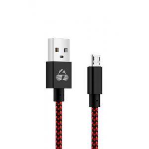 POWERTECH Καλώδιο USB σε Micro USB eco small PTR-0030 copper 1m κόκκινο | Αξεσουάρ κινητών | elabstore.gr