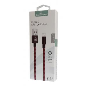 POWERTECH Καλώδιο USB σε Type C eco small PTR-0032 copper, 1m, κόκκινο | eLabstore.gr POWERTECH Καλώδιο USB σε Type-C eco small PTR-0032 copper, 1m, κόκκινο | Αξεσουάρ κινητών | elabstore.gr