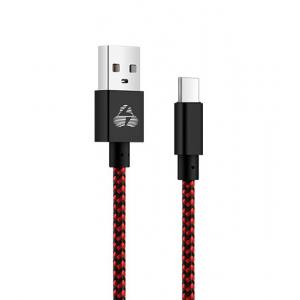 POWERTECH Καλώδιο USB σε Type-C eco small PTR-0032 copper, 1m, κόκκινο | Αξεσουάρ κινητών | elabstore.gr