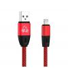 POWERTECH Καλώδιο USB σε Lightning eco flat PTR-0036 copper 1m, κόκκινο | Αξεσουάρ κινητών | elabstore.gr