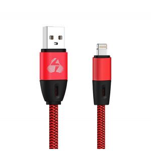 POWERTECH Καλώδιο USB σε Lightning eco flat PTR-0036 copper 1m, κόκκινο | Αξεσουάρ κινητών | elabstore.gr
