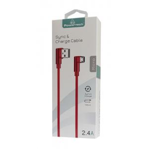 POWERTECH Καλώδιο USB σε Micro USB game 90 PTR-0041 copper, 1m, κόκκινο | eLabstore.gr POWERTECH Καλώδιο USB σε Micro USB game 90 PTR-0041 copper, 1m, κόκκινο | Αξεσουάρ κινητών | elabstore.gr