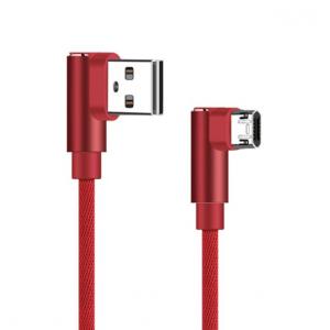 POWERTECH Καλώδιο USB σε Micro USB game 90 PTR-0041 copper, 1m, κόκκινο | Αξεσουάρ κινητών | elabstore.gr
