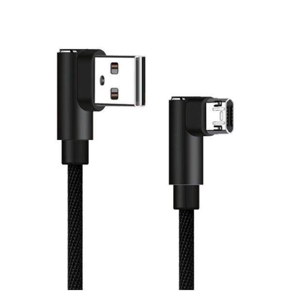 POWERTECH Καλώδιο USB σε Micro USB game 90 PTR-0042 copper, 1m, μαύρο | eLabstore.gr POWERTECH Καλώδιο USB σε Micro USB game 90 PTR-0042 copper, 1m, μαύρο | Αξεσουάρ κινητών | elabstore.gr