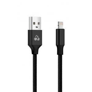 POWERTECH Καλώδιο USB σε Lightning eco small PTR-0048 copper, 1m, μαύρο | Αξεσουάρ κινητών | elabstore.gr