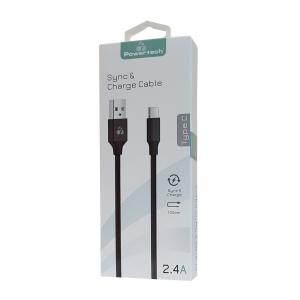 POWERTECH Καλώδιο USB σε Type C eco small PTR-0051 copper, 1m, μαύρο | eLabstore.gr POWERTECH Καλώδιο USB σε Type-C eco small PTR-0051 copper, 1m, μαύρο | Αξεσουάρ κινητών | elabstore.gr