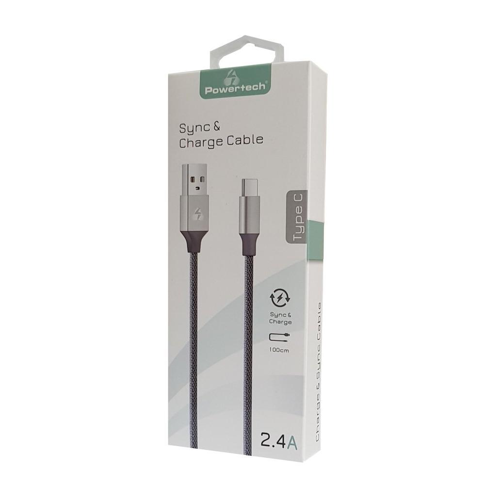 POWERTECH Καλώδιο USB σε Type C eco small PTR-0052 copper, 1m, ασημί | eLabstore.gr POWERTECH Καλώδιο USB σε Type-C eco small PTR-0052 copper, 1m, ασημί | Αξεσουάρ κινητών | elabstore.gr