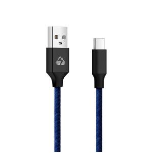 POWERTECH Καλώδιο USB σε Type C eco small PTR-0053 copper, 1m, μπλέ | Αξεσουάρ κινητών | elabstore.gr