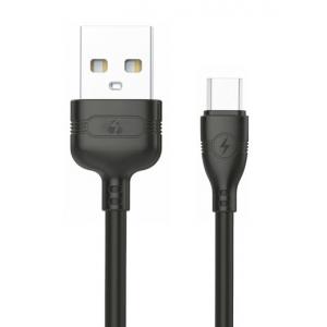 POWERTECH Καλώδιο USB σε Micro USB eco PTR-0054 copper, 1m , μαύρο | Αξεσουάρ κινητών | elabstore.gr