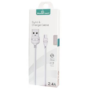 POWERTECH Καλώδιο USB σε Micro USB eco PTR-0055 copper, 1m , μαύρο | eLabstore.gr POWERTECH Καλώδιο USB σε Micro USB eco PTR-0055 copper, 1m , λευκό | Αξεσουάρ κινητών | elabstore.gr