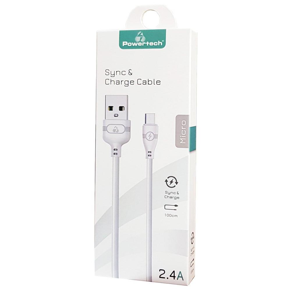 POWERTECH Καλώδιο USB σε Micro USB eco PTR-0055 copper, 1m , μαύρο | eLabstore.gr POWERTECH Καλώδιο USB σε Micro USB eco PTR-0055 copper, 1m , λευκό | Αξεσουάρ κινητών | elabstore.gr