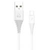 POWERTECH Καλώδιο USB σε Micro USB eco PTR-0057 copper, 1m , λευκό | Αξεσουάρ κινητών | elabstore.gr