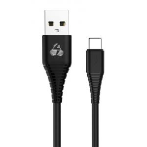 POWERTECH Καλώδιο USB σε Type-C eco PTR-0060 copper, 1m , μαύρο | Αξεσουάρ κινητών | elabstore.gr